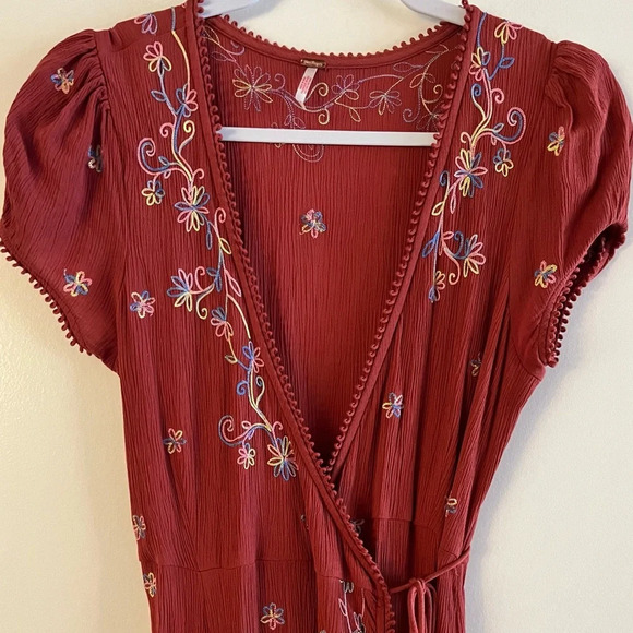 Free People Mia Wrap Dress - Picture 4 of 6